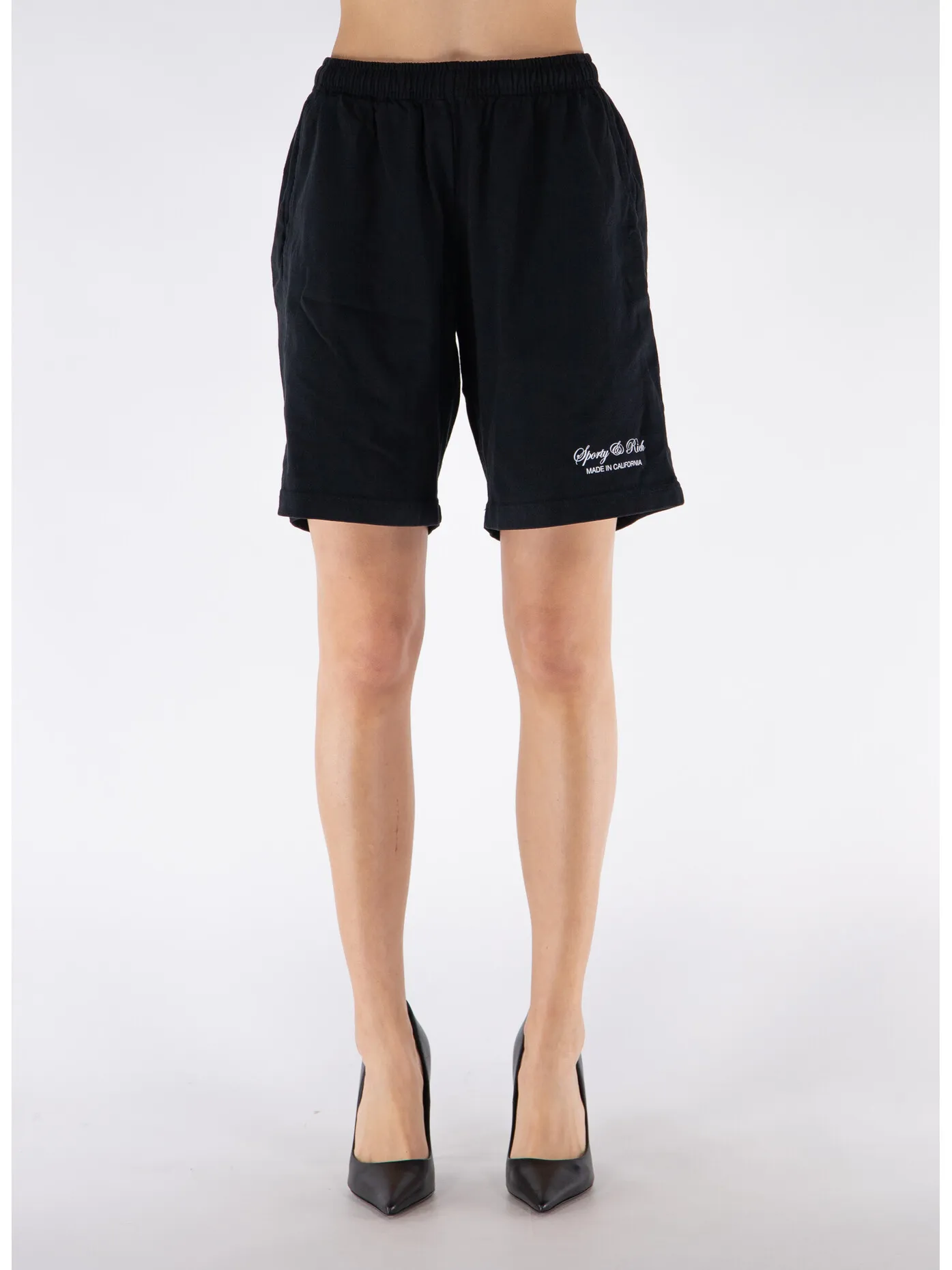     -SPORTY&RICH    -SHORTS SCRIPT LOGO GYM-