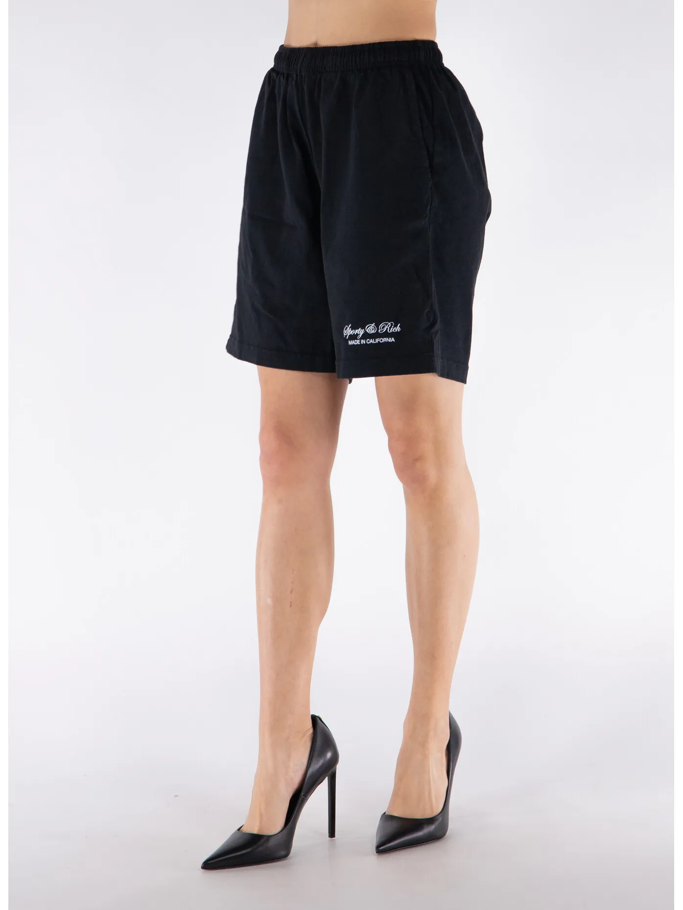     -SPORTY&RICH    -SHORTS SCRIPT LOGO GYM-