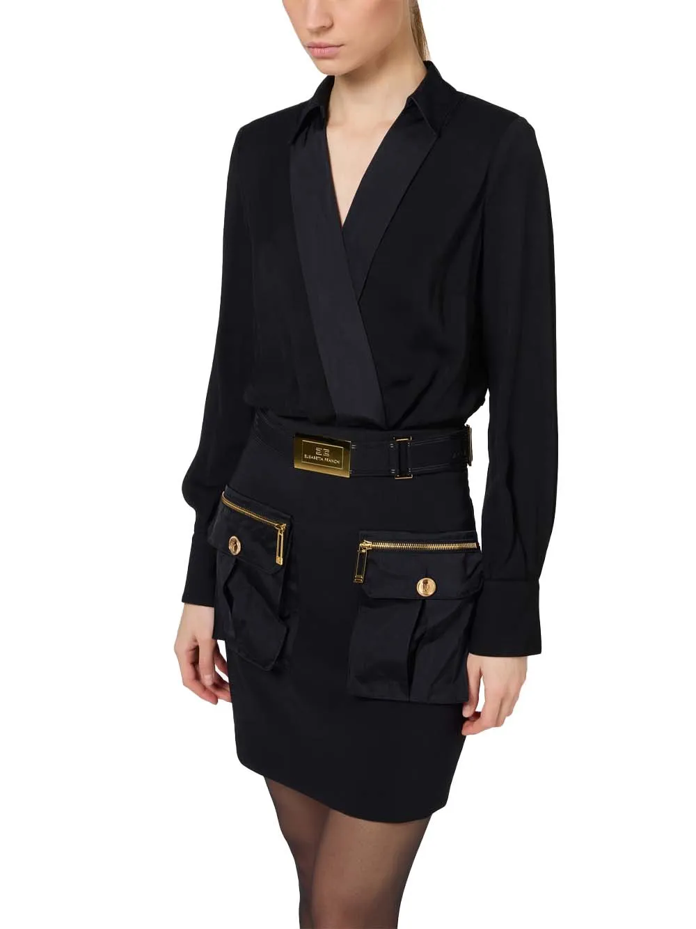 Abito Donna Elisabetta Franchi AB65546E2-110 Abito corto