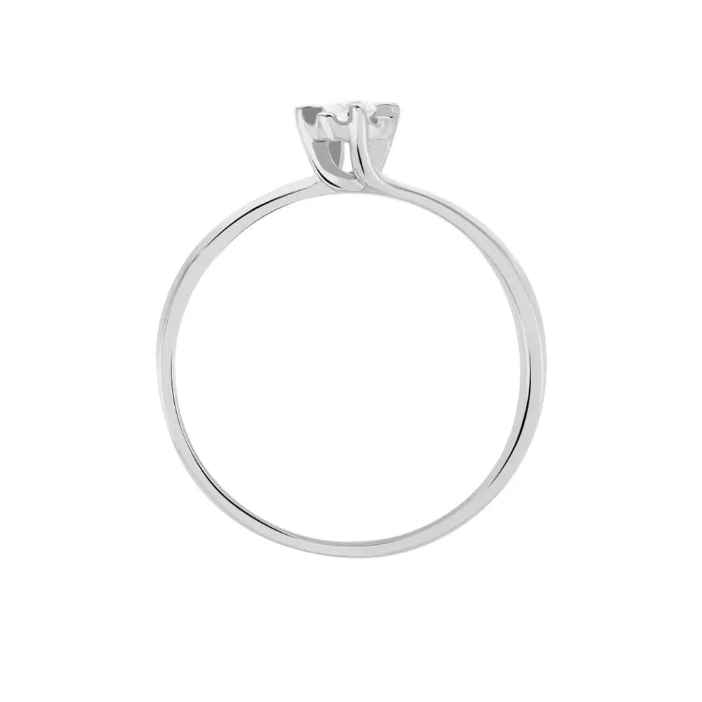 Anello Solitario Valentino Diamazing Oro Bianco 750/1000 Diamante Bianco 0,1 ct 1670847