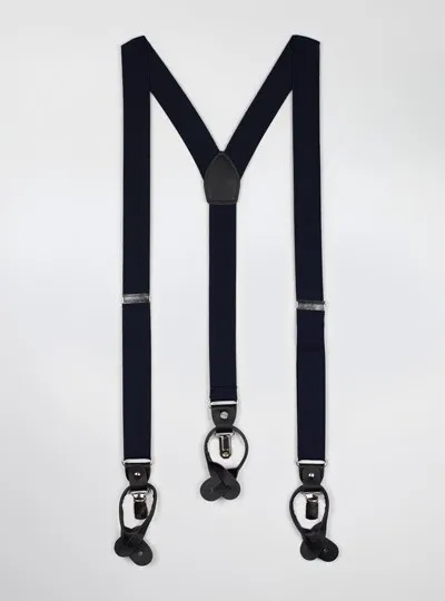 Bretelle elastiche blu navy