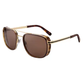 Bulgari - Occhiali da Sole con Montatura Rettangolare in Metallo - Marrone Oro -  Occhiali da Sole - Bulgari Eyewear