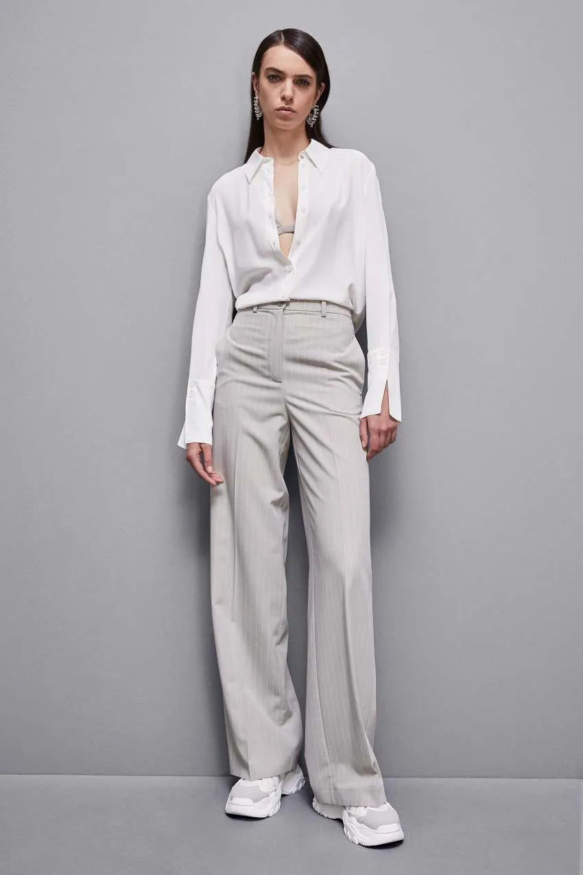 Camicia Crepe Essential Bianco Patrizia Pepe