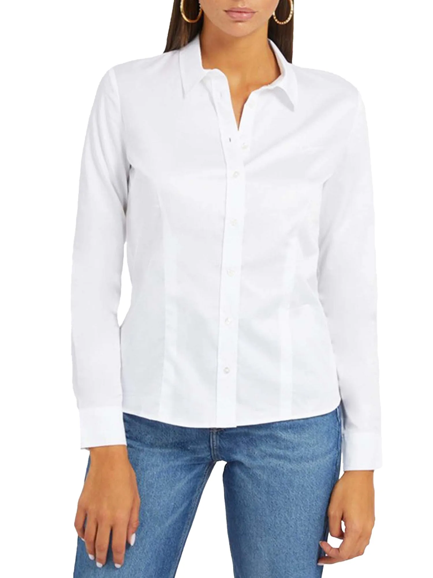 Camicia manica lunga Sila bianco