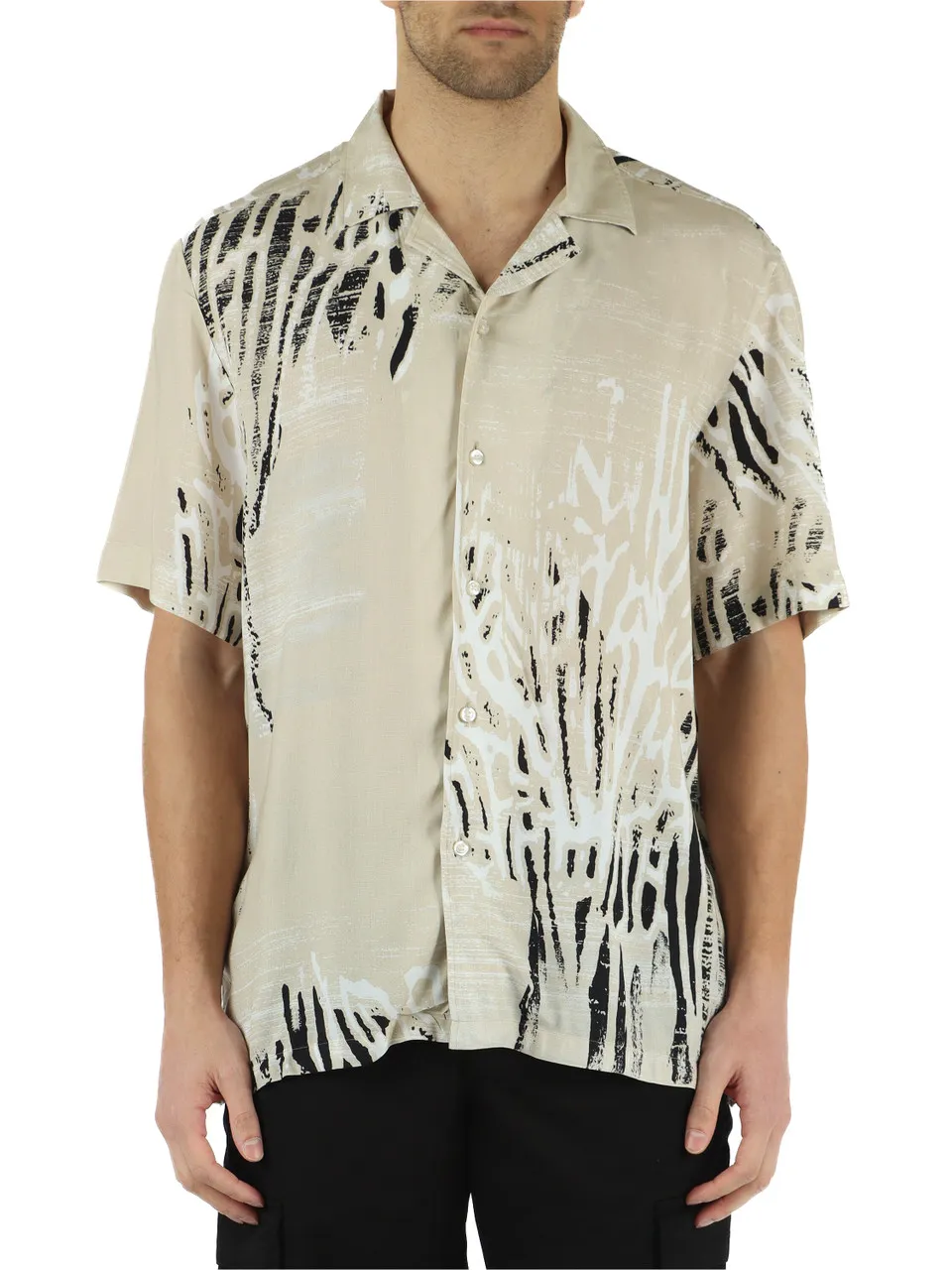 Camicia regular fit in viscosa