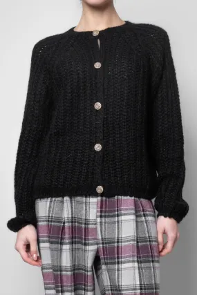 Cardigan alla coreana in maglia inglese
