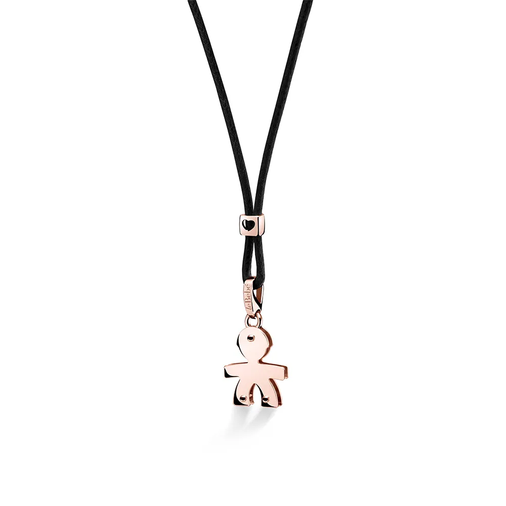 Ciondolo Le Bebè Bimbo in Oro Rosa – I Cuccioli – LBB042