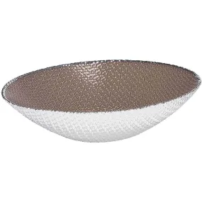Ciotola Argenesi Diamante colore Beige, Grigio/Argento