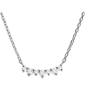 Collana Fantasia in oro bianco con diamanti 0.30 Carati SG60165