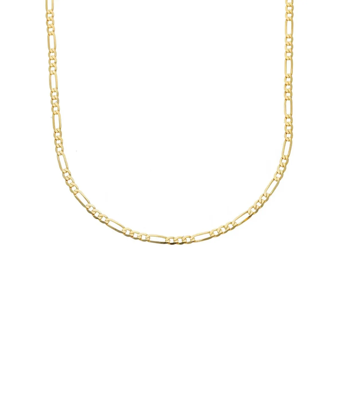 Collana Figaro Filo 0,50 Oro Giallo 9kt