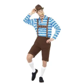 Costume bavarese blu per uomo