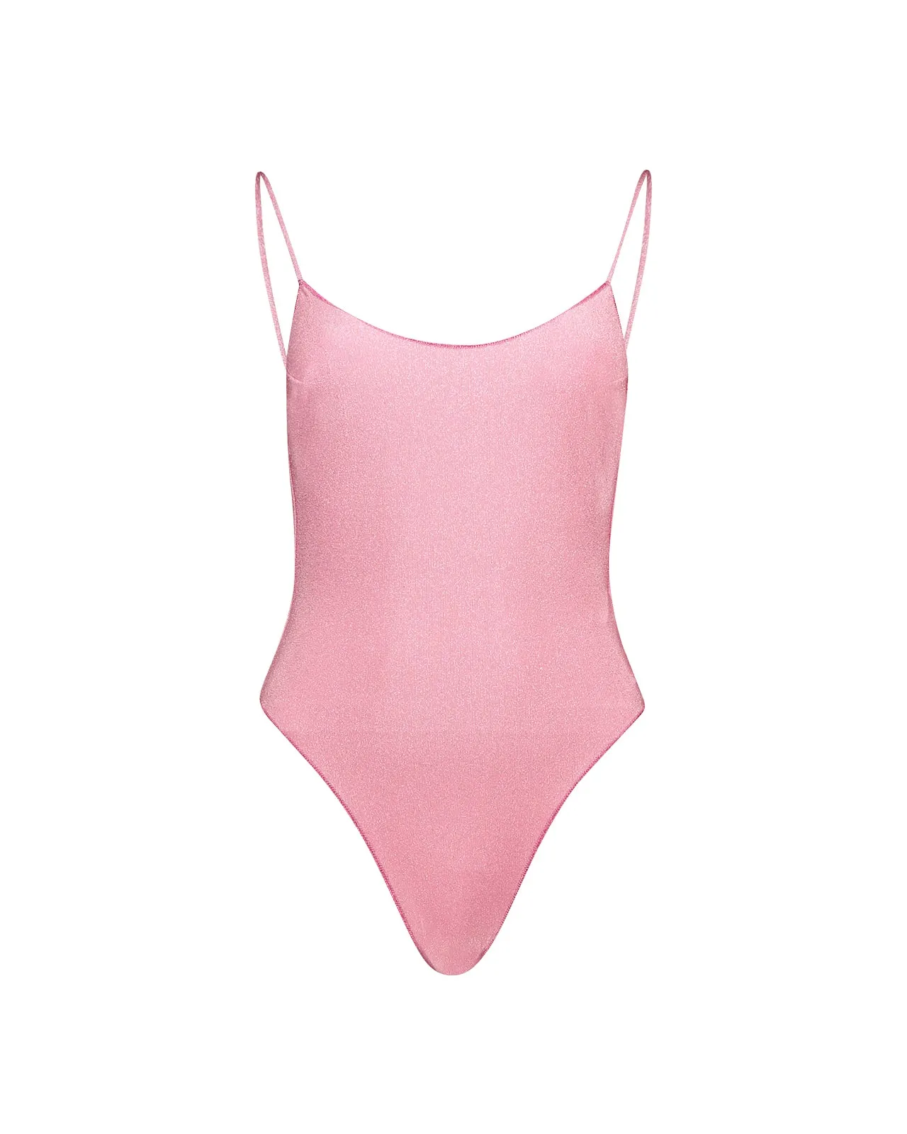 Costume intero Cecille lurex rosa