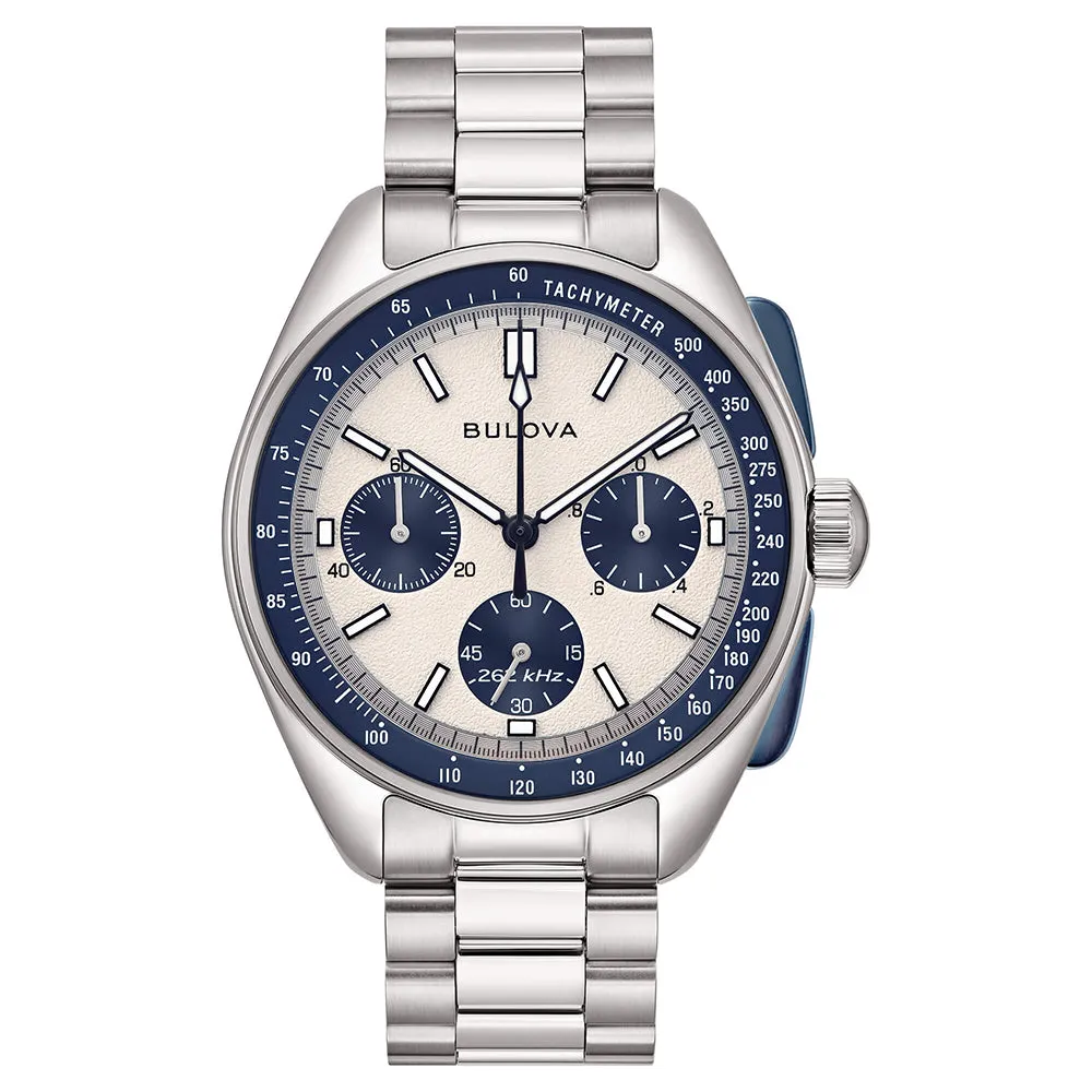 Cronografo Uomo Lunar Pilot 43.5 mm Bianco Bulova