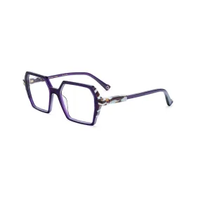   Etnia Barcelona TOLOSA - PUZE Viola/zebrato | Occhiale Da Vista Donna 