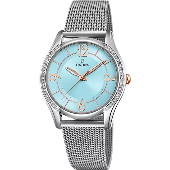 Festina |OROLOGIO FESTINA F20420/3 BLU CINTURINO IN ACCIAIO, DONNA