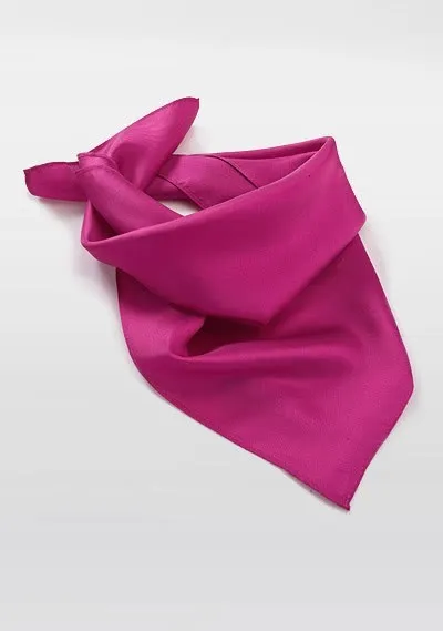 Foulard seta magenta