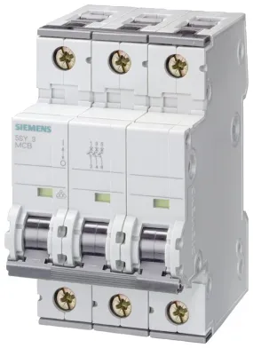 Interruttore magnetotermico Siemens, 3P 4A 10 kA, Tipo D