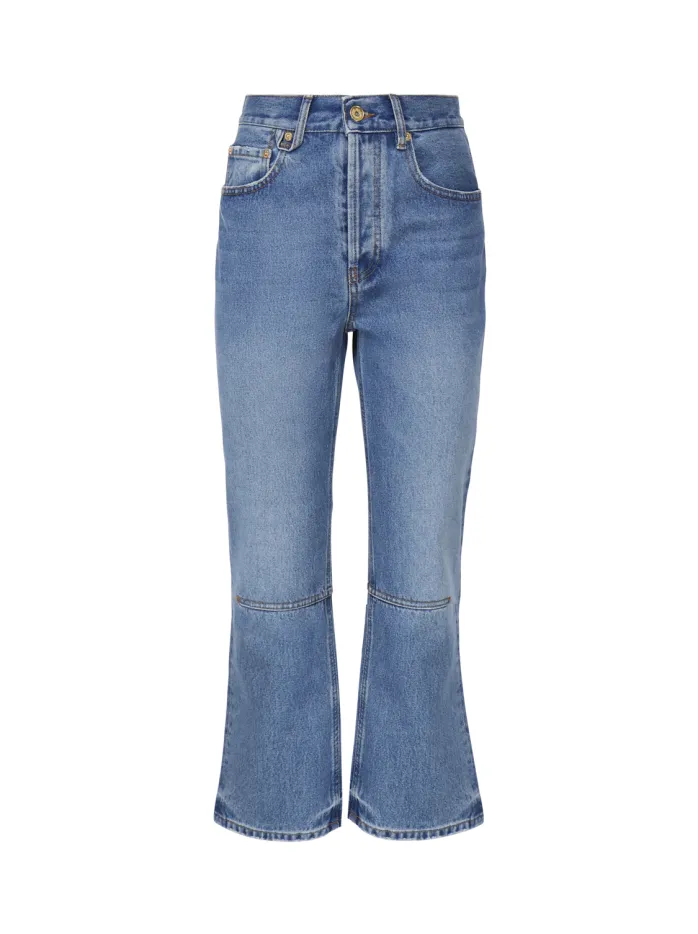 JEANS LE DE-NIMES COURT IN DENIM