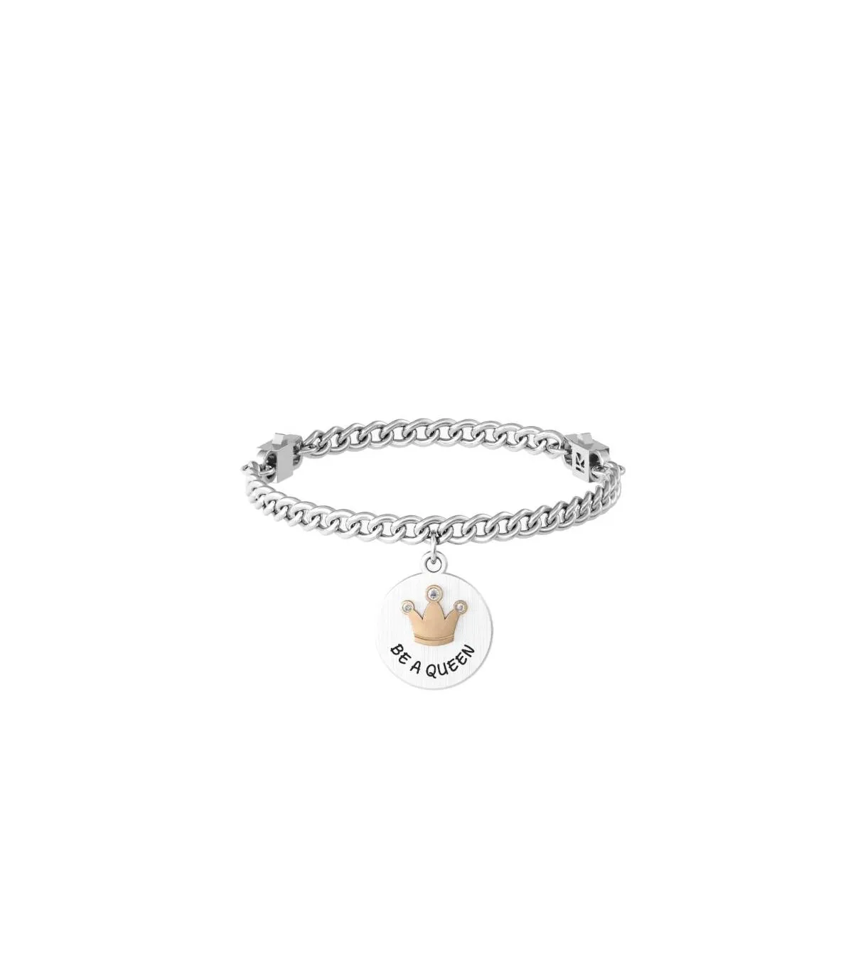 Kidult Symbols Bracciale Corona Carisma Acciaio Oro Rosa 731970