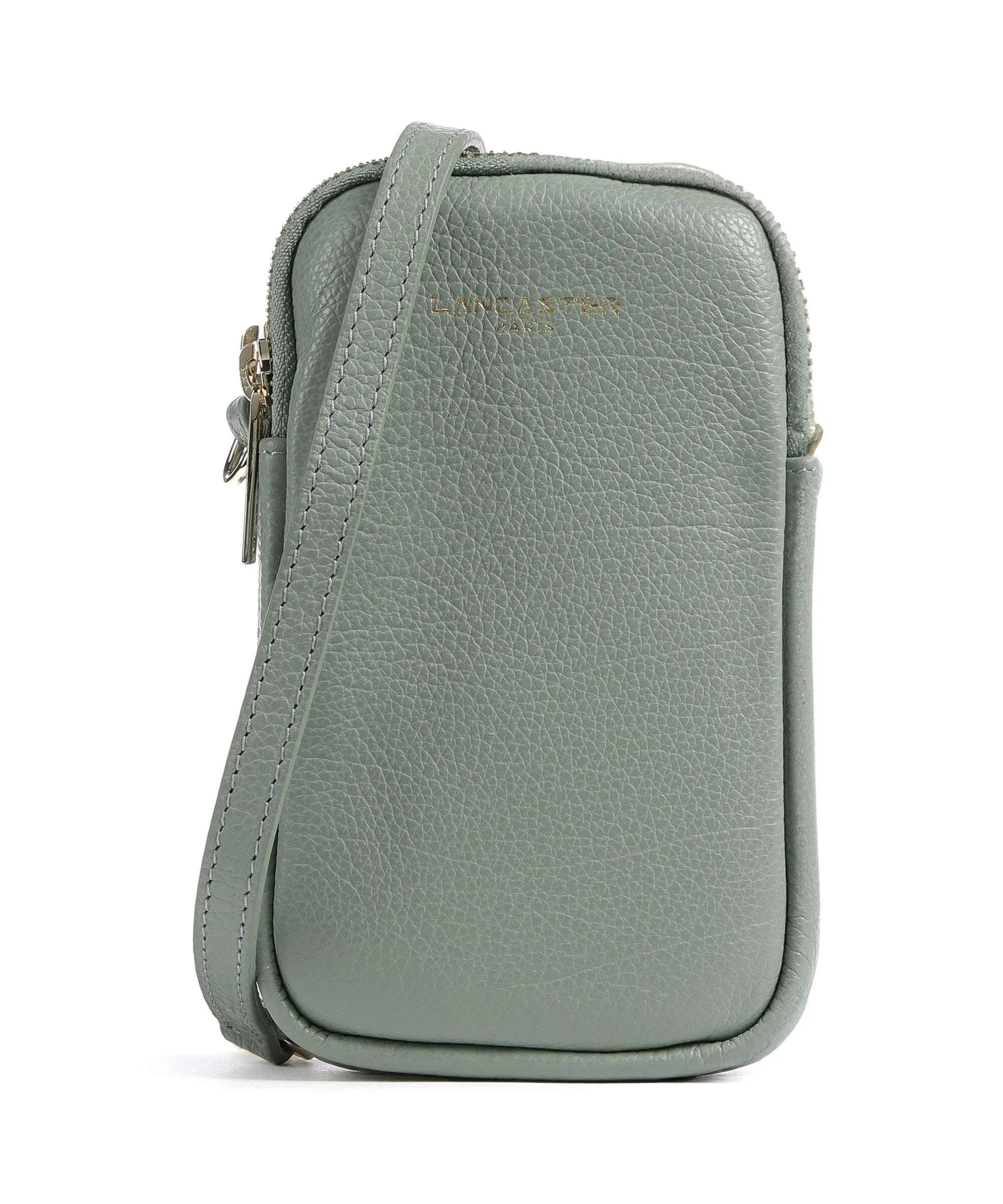  Lancaster Dune Borsetta porta cellulare pelle di vacchetta grana verde  