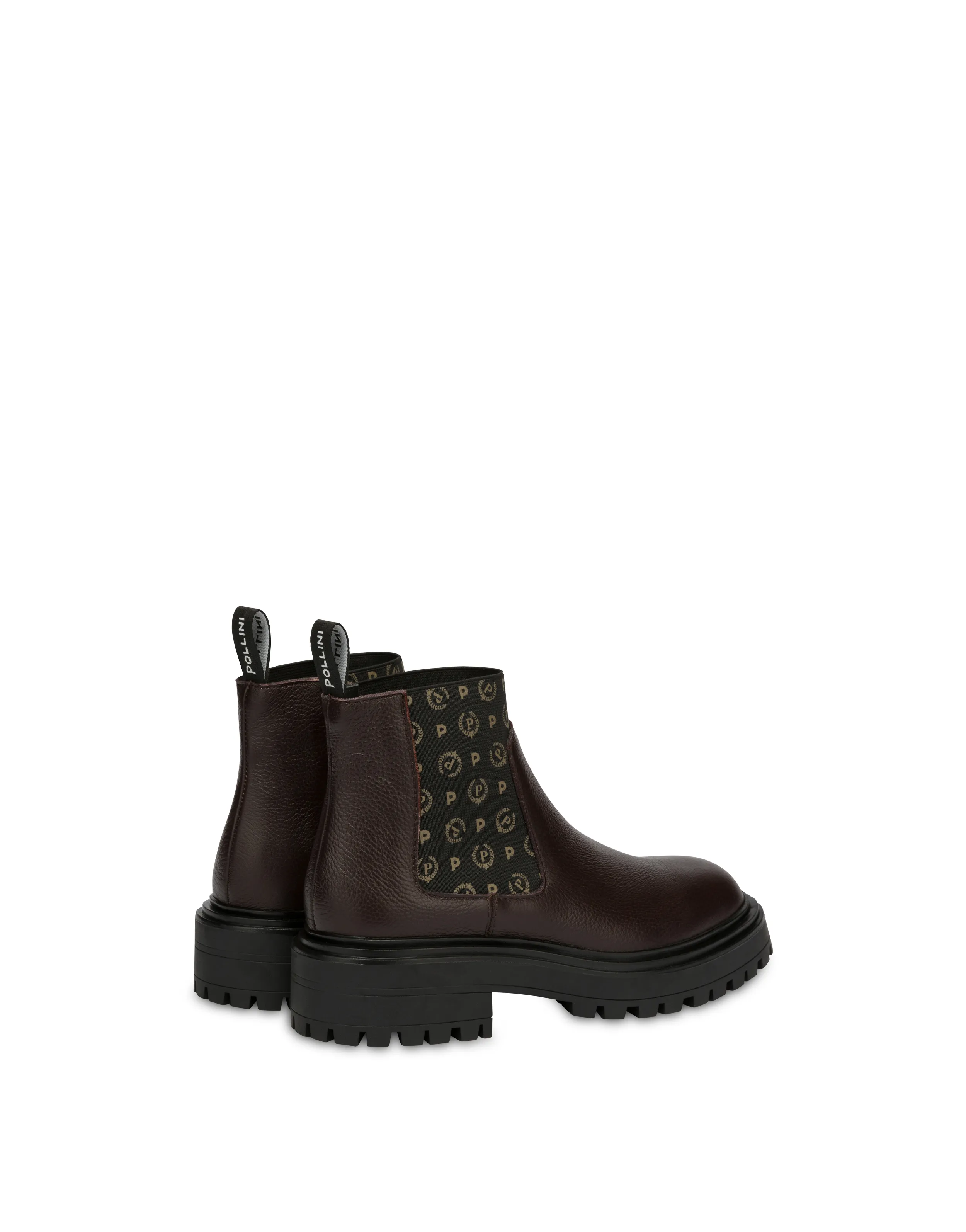     Linea Heritage Beatles In Vitello Logo Heritage Nero/t.moro