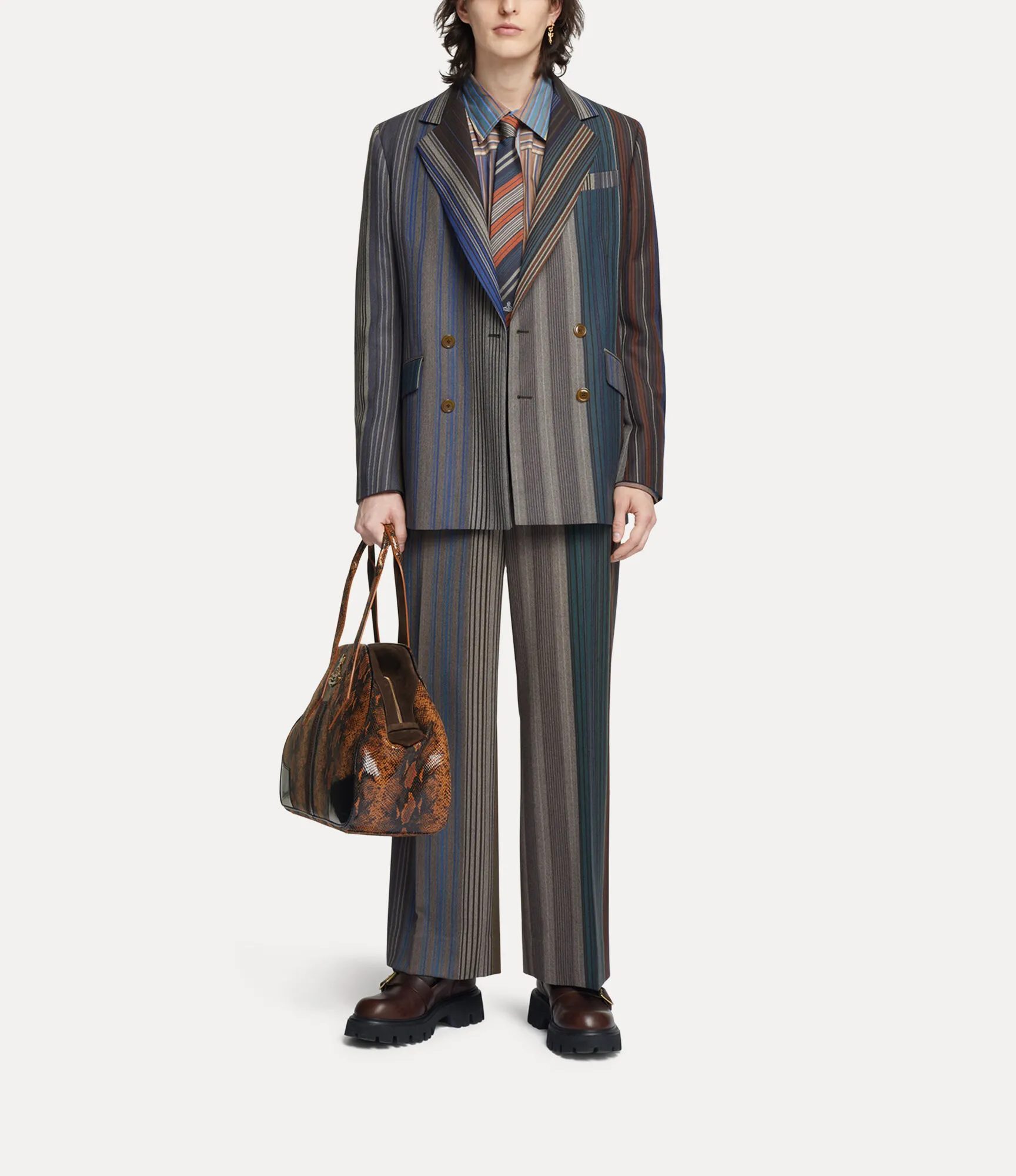 Loose Double-Breasted Jacket  