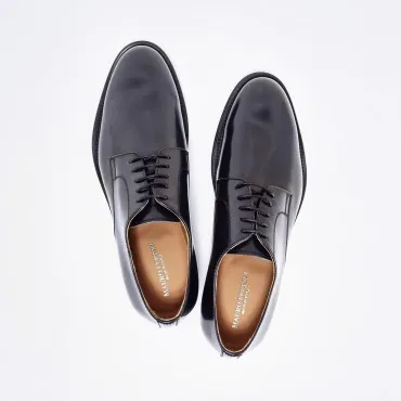  MAURO FERRINI Stringata Derby Col. Blu