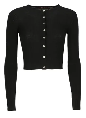  Max Mara Studio Cardigan in misto seta e lana 