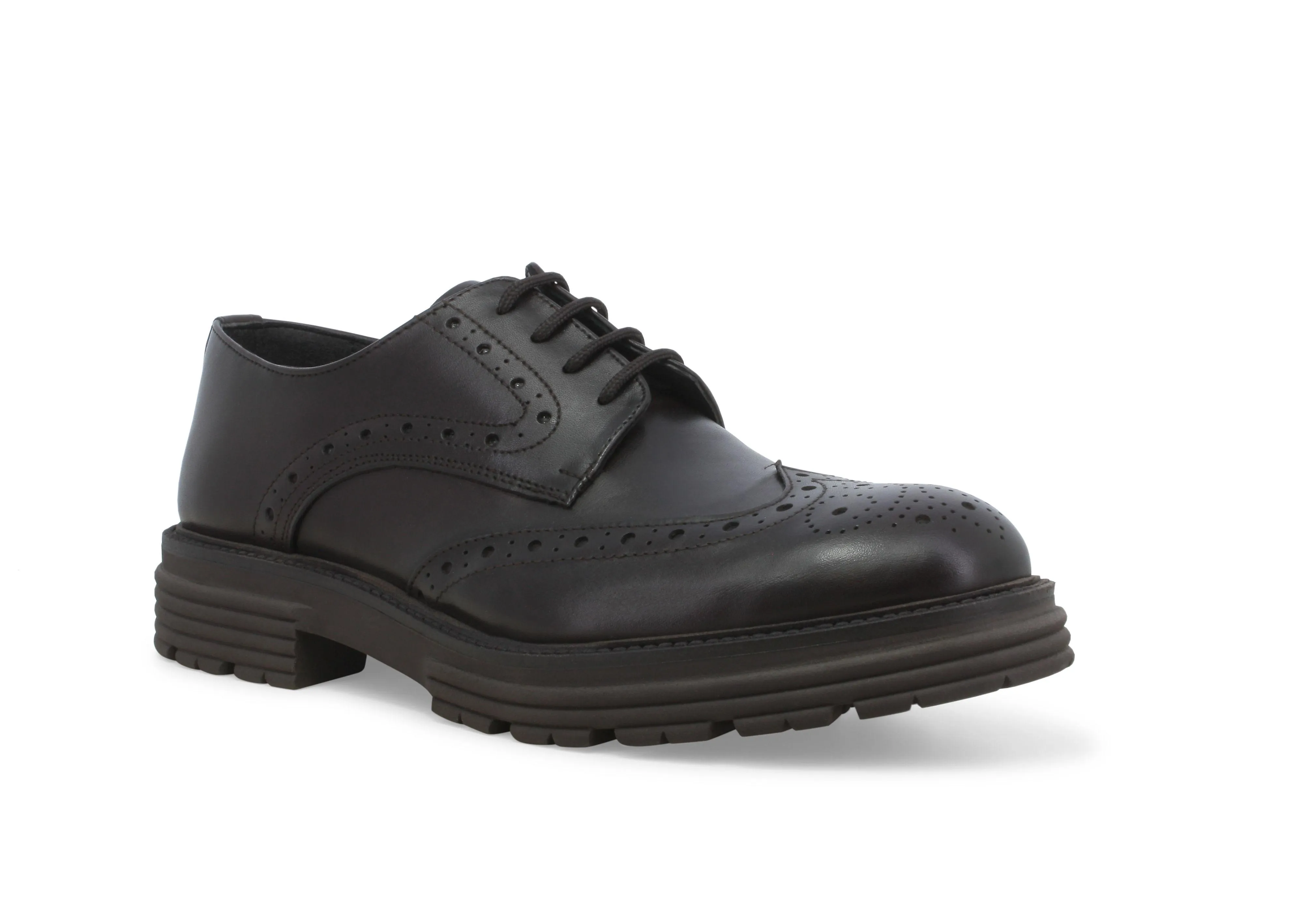Melluso Scarpa uomo stringata in pelle moro u0563w