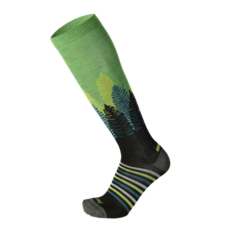 Mico calza sportiva per lo sci calda CA00241-122 verde fluo