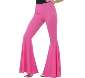 Pantaloni svasati rosa o costume da donna