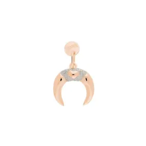 Pendente Lunula Love Beats Argento Rosa 925/1000 1659119