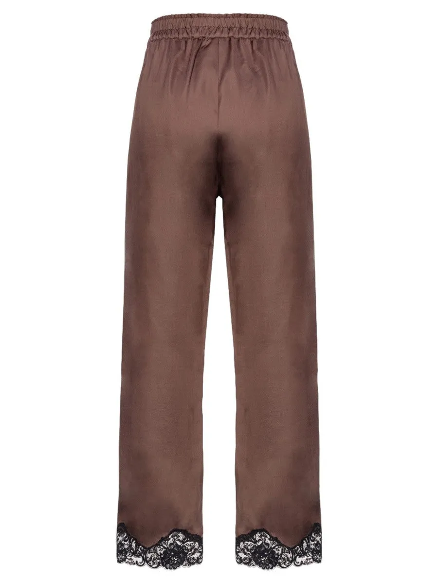 Pendolo Pantaloni con bordo in pizzo