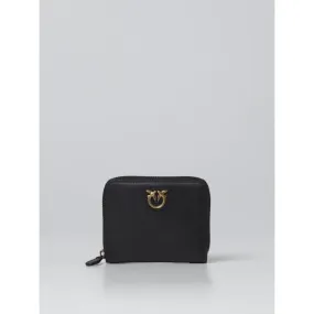 PINKO - Portafoglio in Pelle TAYLOR ZIP AROUND  - Nero