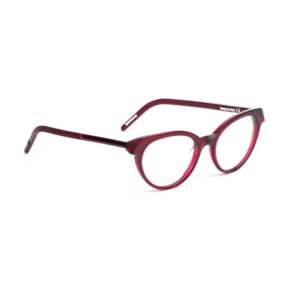 Portrait Eyewear - The Artist Bordeaux (C.08) - Occhiali da Vista - Realizzati a Mano in Italia - Exclusive Luxury Collection