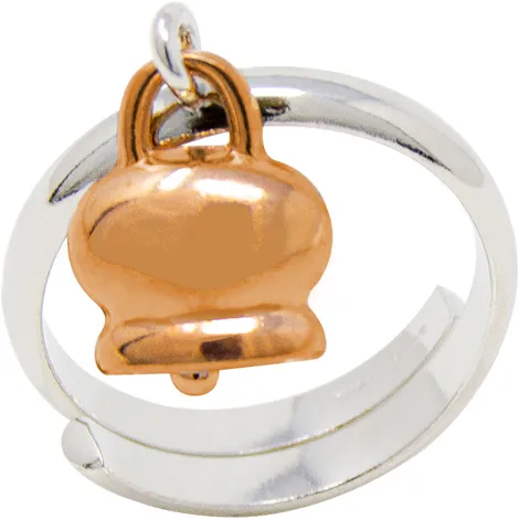 SARNIORO ANELLO IN ARGENTO BIANCO E ROSE