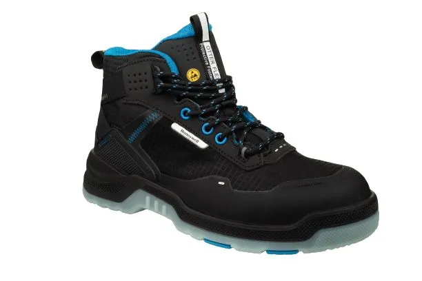 Scarponcini antinfortunistici S3 SRC Honeywell Safety da  Unisex tg. 39, col. Nero, ESD, con puntale di sicurezza
