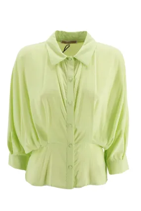 Shirt with Wide Sleeves Kocca / Green