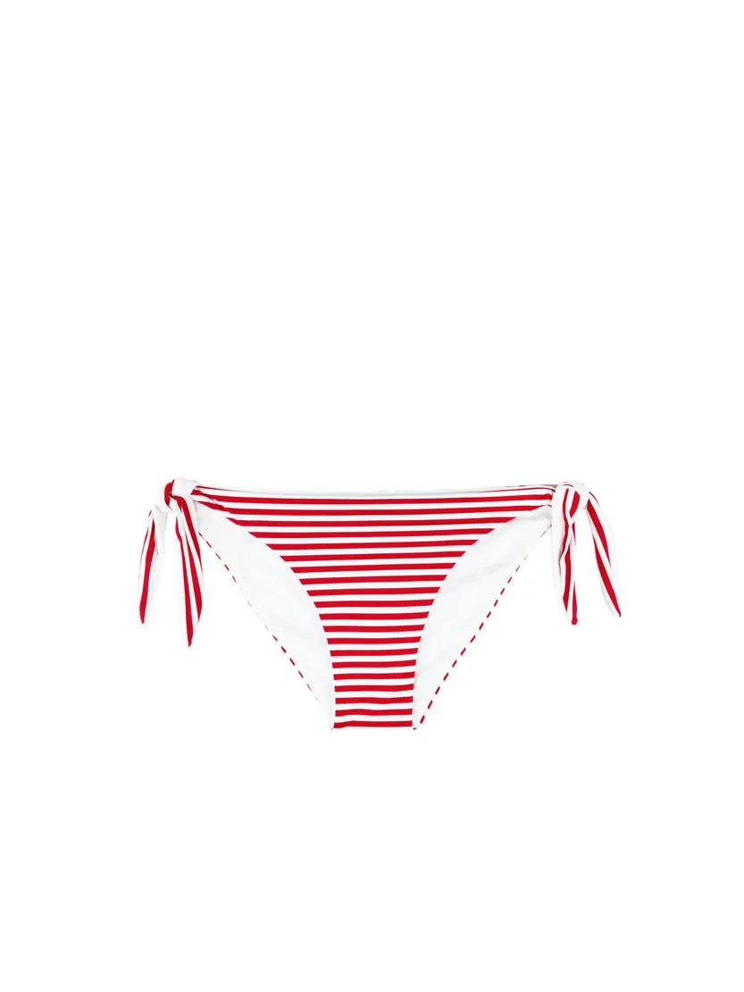 Slip mare a righe rosse