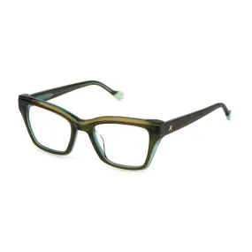   Yalea VYA139 - 09BZ Multistrato Verde | Occhiale Da Vista Donna 